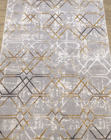 Ковер российский 20401-25588 Прима (Полиэстер, серый)