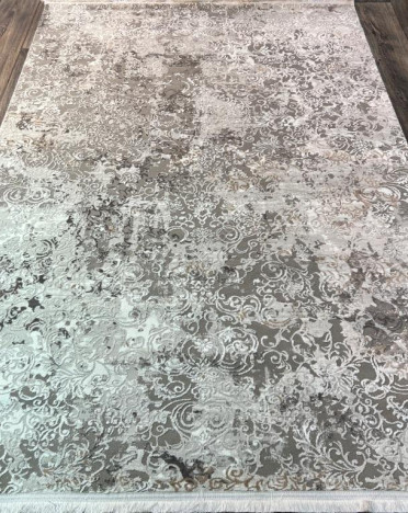 Турецкий ковер Atlantik Hali Deco 10134A (Полиэстер, серый)