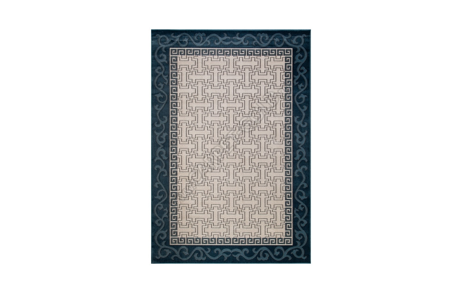 Ковер российский D781 CREAM BLUE - коллекция SERENITY
