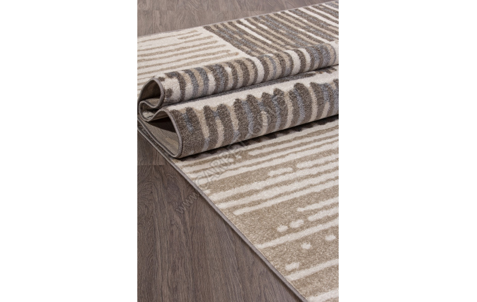 Российский ковер F043 - BEIGE - Прямоугольник - коллекция TORNADO