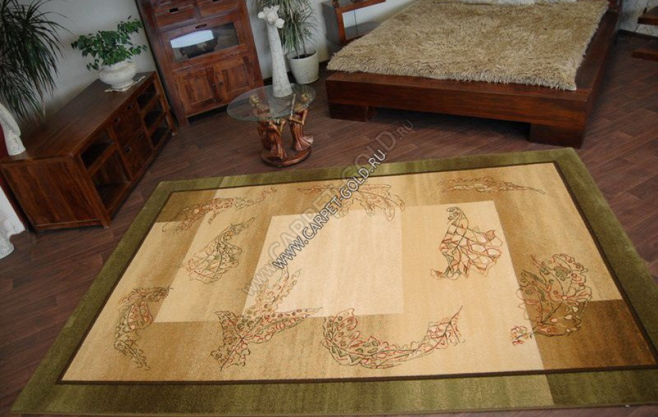 Польский шерстяной ковер ISFAHAN Adara Olive