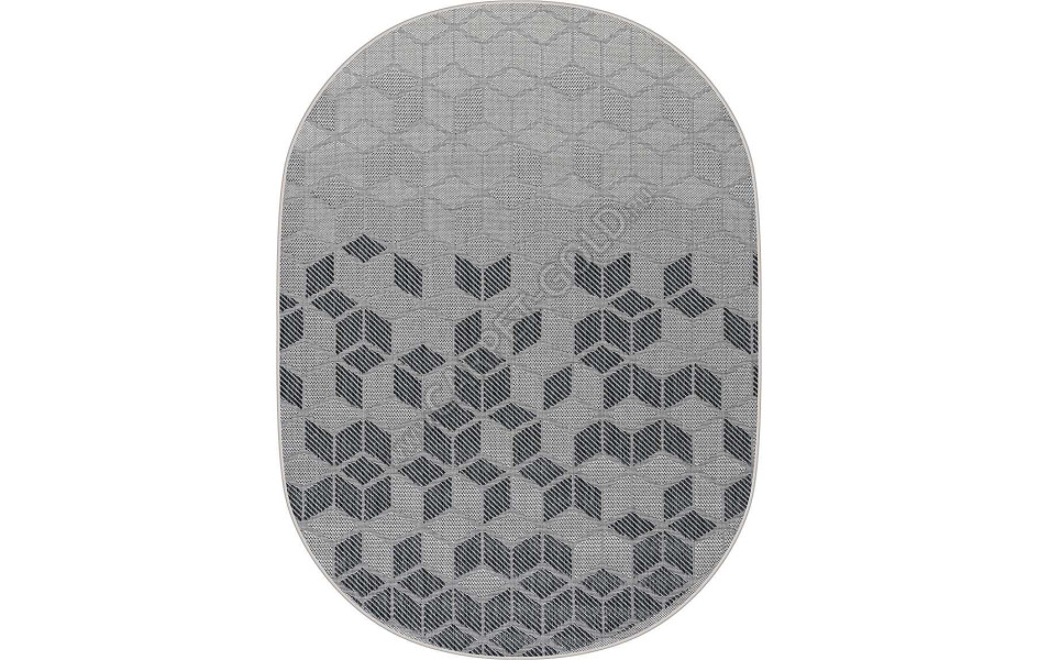 Безворсовый ковер SZ4255A2O OVAL 19 Циновка Тпе