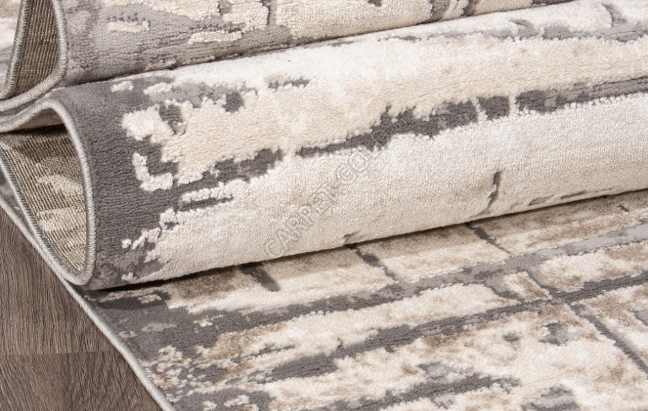 Ковер 03802A - GREY / BROWN - Прямоугольник - коллекция ARMINA