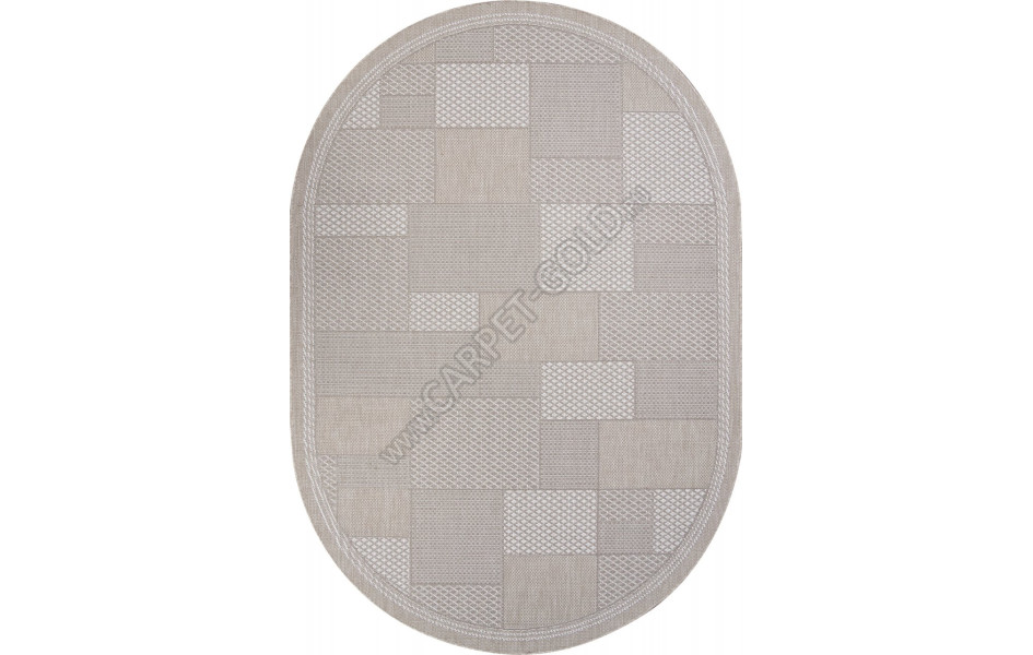 Ковер S148 - BEIGE - Овал - коллекция KAIR