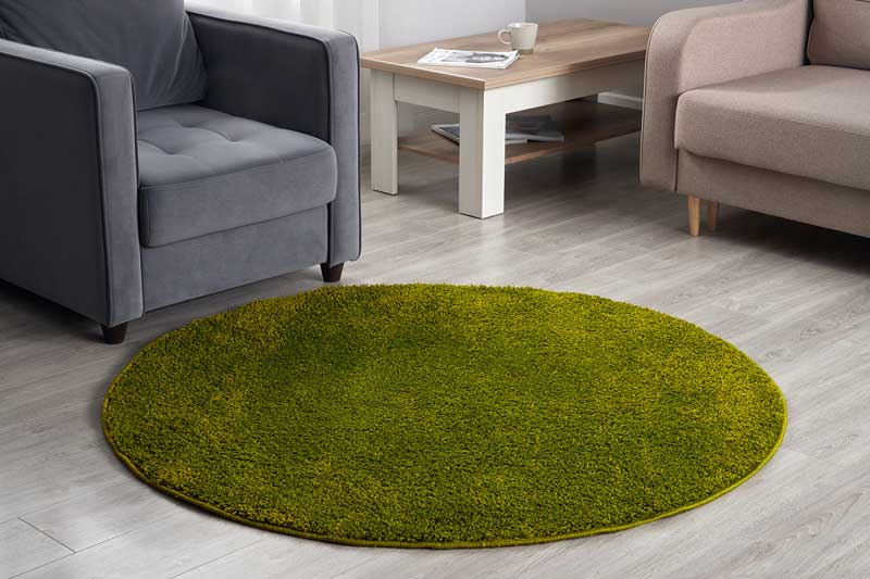 Примеры ковров Шегги в интерьере